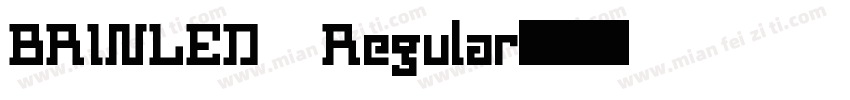 BRINLED Regular字体转换
